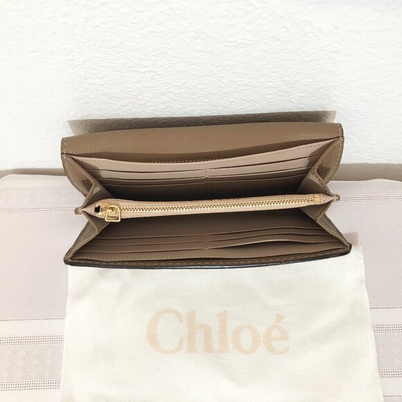 Chloé Marcie Long Flap Leather Wallet NWOT - Picture 6 of 10